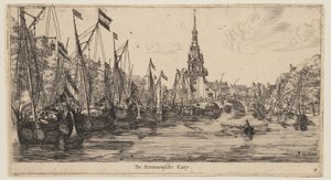 De Roowaensche Kaey, from Views of Amsterdam
