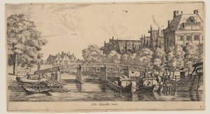 The Naeder Ferry, from Views of Amsterdam by called Zeeman Reinier Nooms