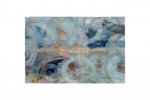Abstract Blue Circles