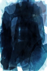 Abstract Blue Layers by cartissi