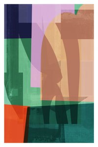 Abstract Color Block Layers by cartissi