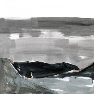 Abstract Grey Mountains by cartissi