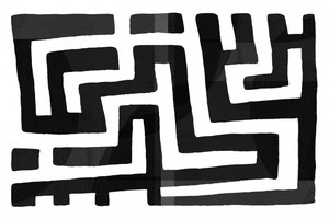 Abstract Maze Pattern by cartissi