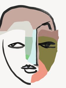 Abstract Modern Face by cartissi