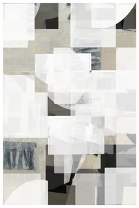 Abstract White Layered Shapes by cartissi