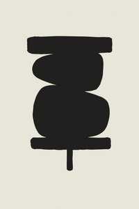 Black Balance Abstract by cartissi