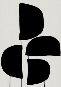 Black Organic Shapes