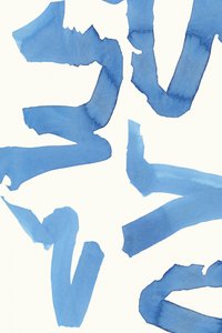 Blue Fluid Abstract by cartissi