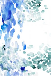 Blue Watercolor Drops