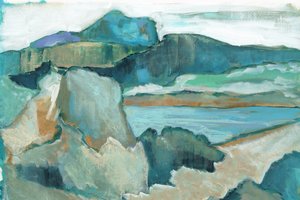 Coastal Abstract Landscape by cartissi