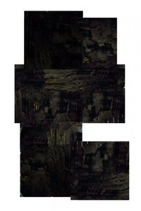 Dark Gold Abstraction by cartissi