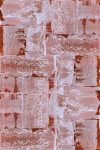 Distressed Geometric Patchwork
