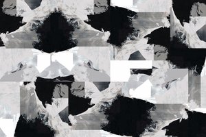 Dynamic Black White Abstract