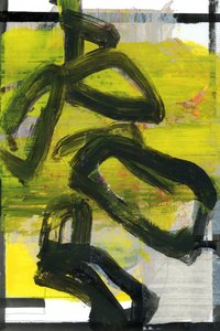 Dynamic Yellow Abstract by cartissi