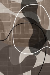 Earthy Abstract Curves by cartissi