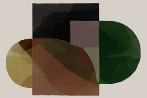 Earthy Tones Abstract Shapes