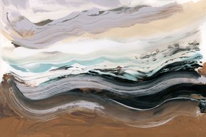 Flowing Ocean Abstract