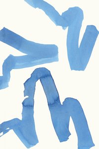 Fluid Blue Abstract by cartissi