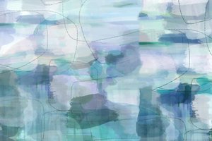 Fluid Blue Abstract