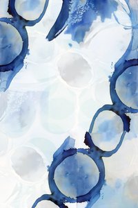 Fluid Indigo Circles