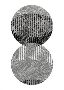 Geometric Striped Circles by cartissi