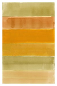 Golden Orange Green Stripes by cartissi