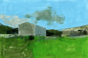 Green Field Barn by cartissi