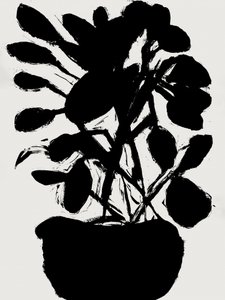 Minimalist Potted Plant by cartissi