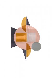 Modern Geometric Blush by cartissi