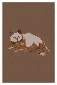 Modern Stylized Cat by cartissi