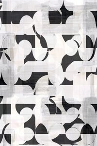 Monochrome Geometric Pattern by cartissi