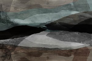 Moody Mountain Lake by cartissi