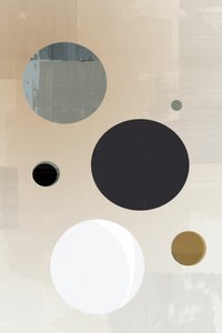 Muted Abstract Circles by cartissi