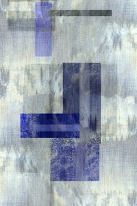 Muted Blue Geometry by cartissi