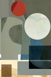 Muted Geometric Composition by cartissi