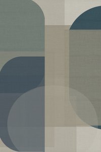 Muted Geometric Forms