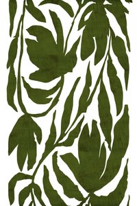 Olive Green Foliage Pattern by cartissi