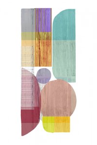 Pastel Geometric Composition