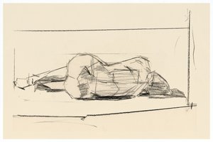 Reclining Nude Sketch by cartissi