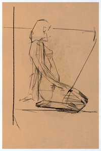 Seated Nude Study by cartissi
