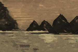 Serene Mountain Coast by cartissi