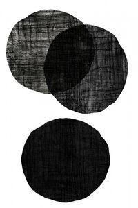 Textured Black Circles