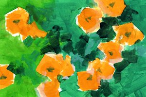 Vibrant Orange Blossoms by cartissi