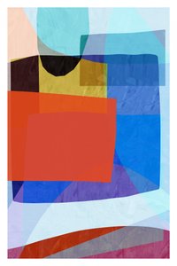 Vibrant Overlapping Shapes by cartissi