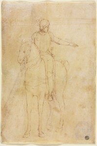 Armored Figure on Horseback