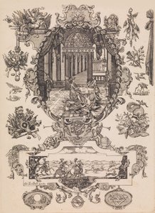 Plate twelve from Nouveaux Desseins D