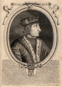 Portrait of Charles VI (1368-1422), King of France by de Larmessin