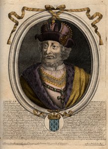 Portrait of Louis I the Pious or 