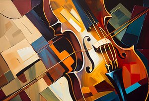 Abstract Violin