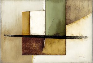 Brown Abstract Art, Digital Painting